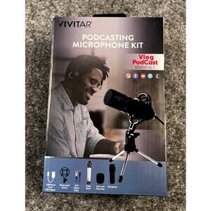Vivitar Podcasting Microphone Kit New Sealed in Box